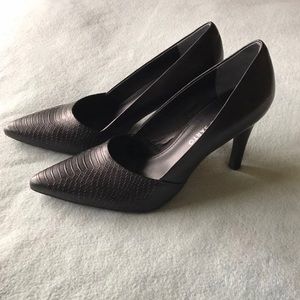 Franco Sarto Black Amara Pumps